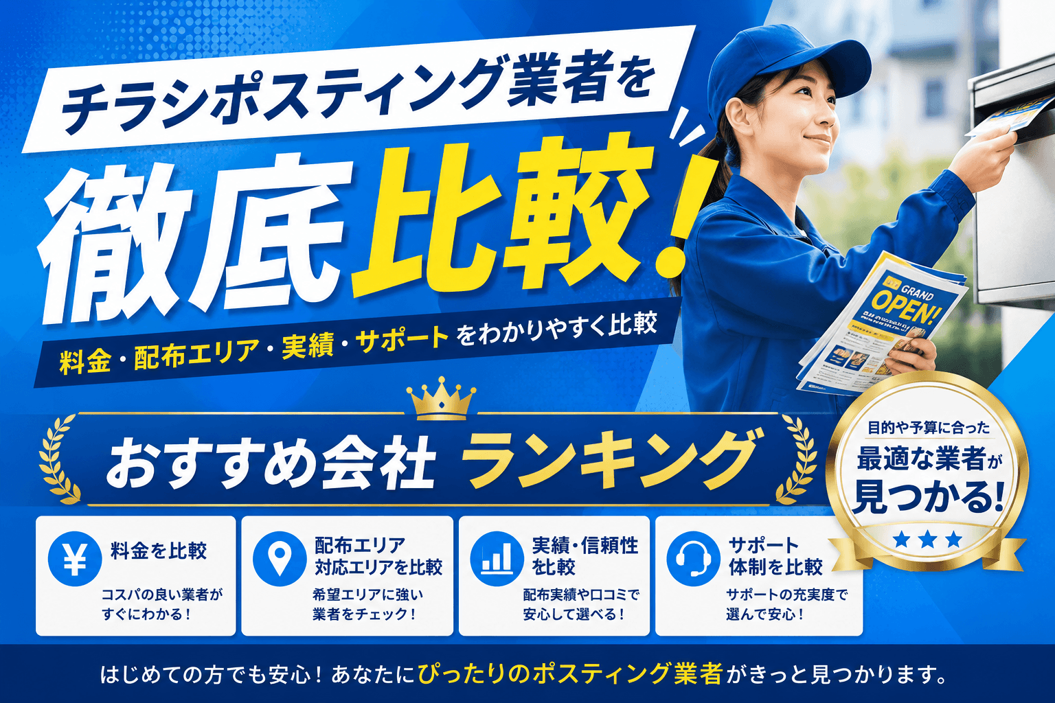 ポスティング業者 おすすめ